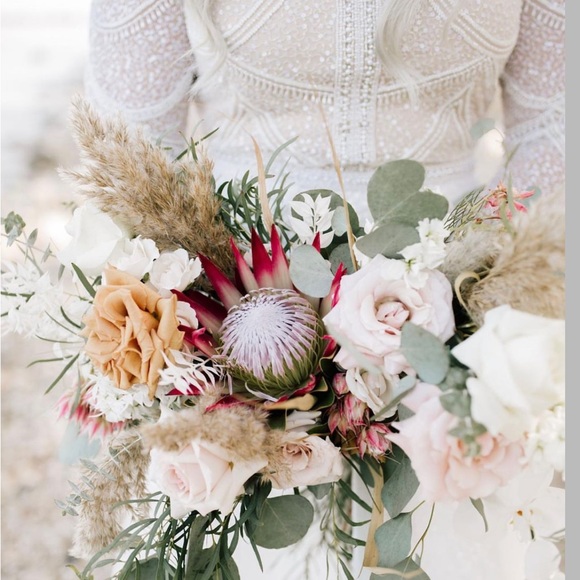 Mermaid Wedding Dress Beaded - Picture 3 of 6
